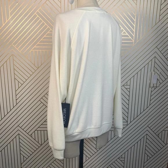 Wildfox After‎ The Rain Rainbow Sommers Sweatshirt - Picture 8 of 11